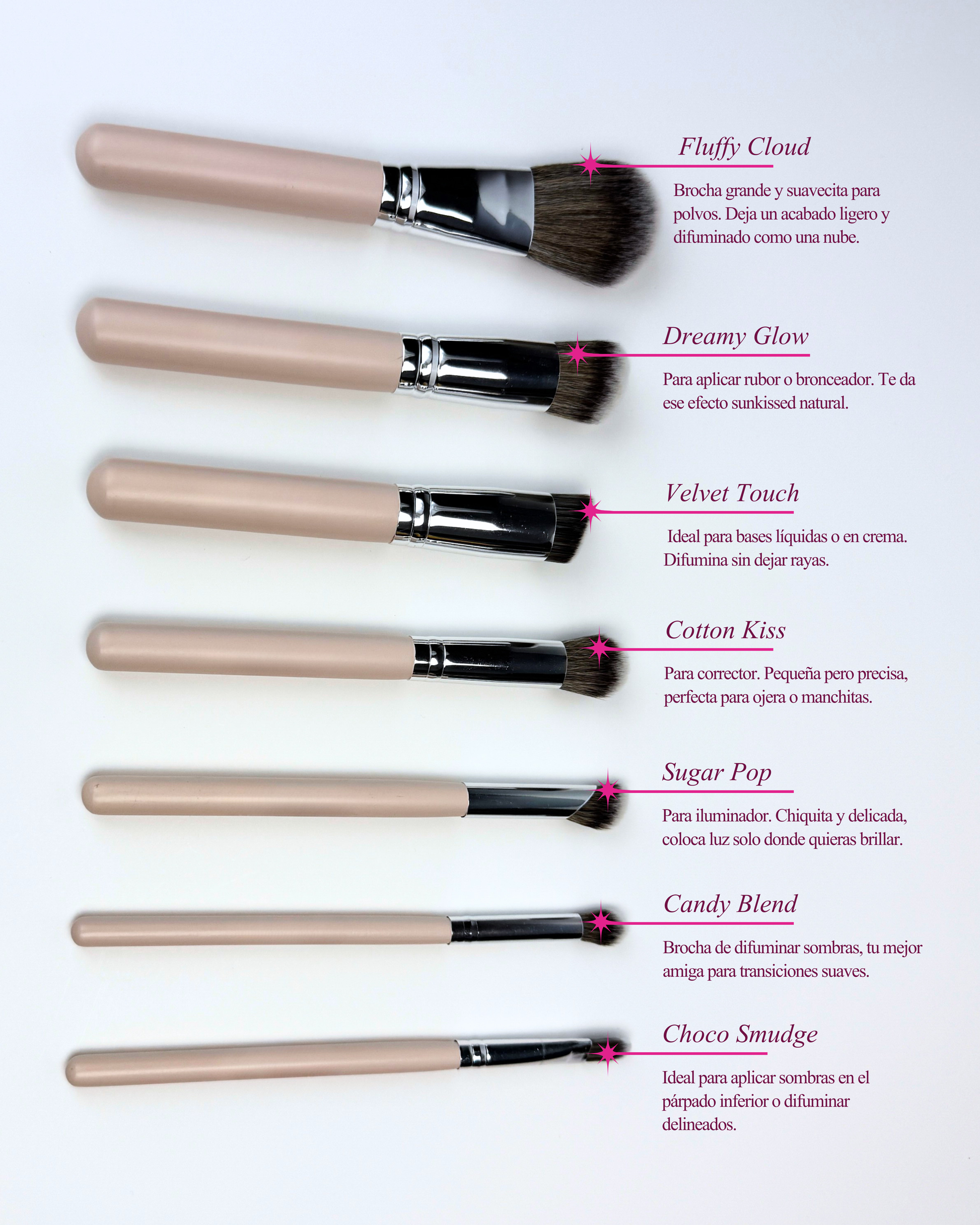 Cotton Candy Brush Set