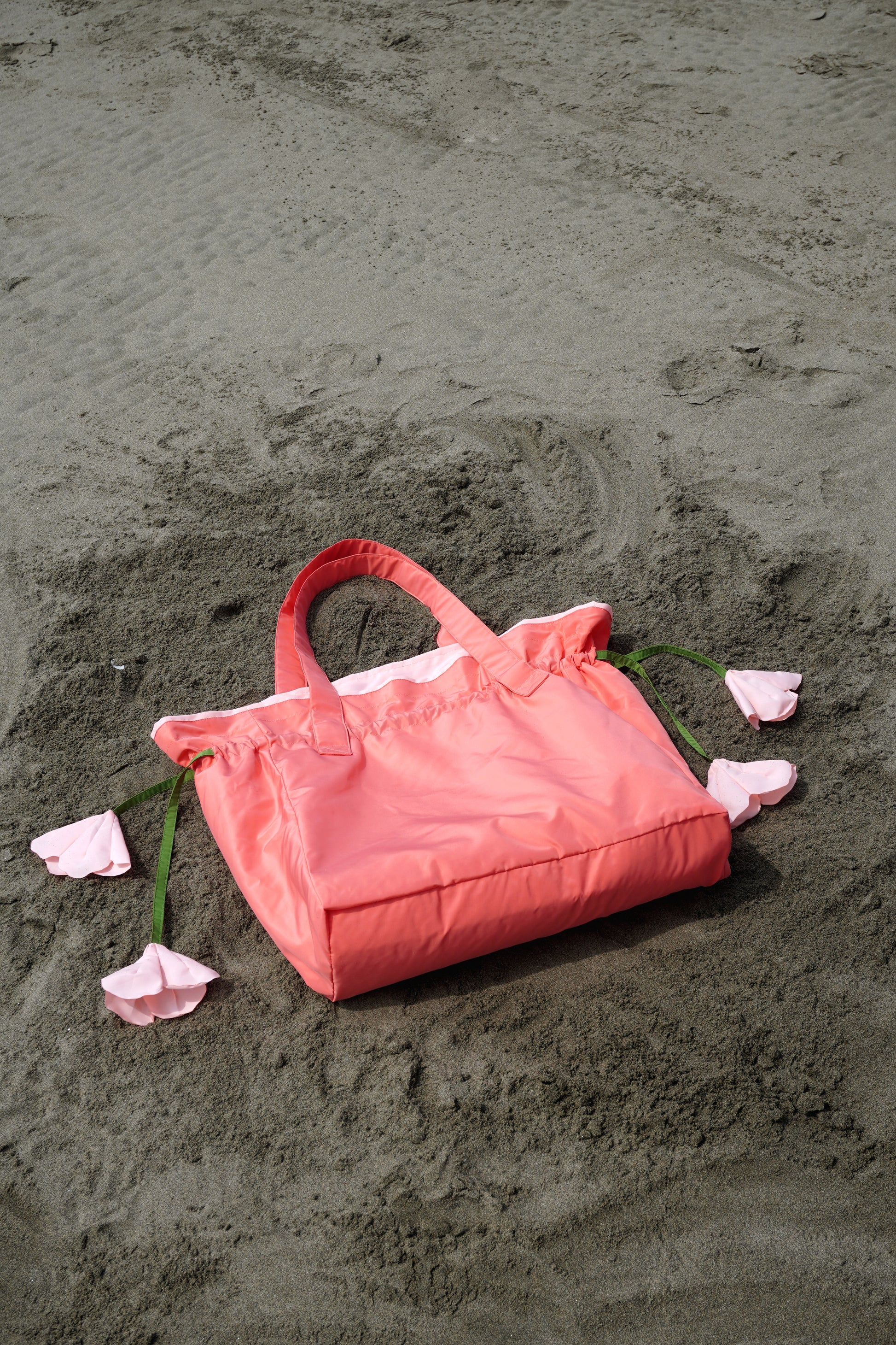 Summer Bloom Totebag Coral